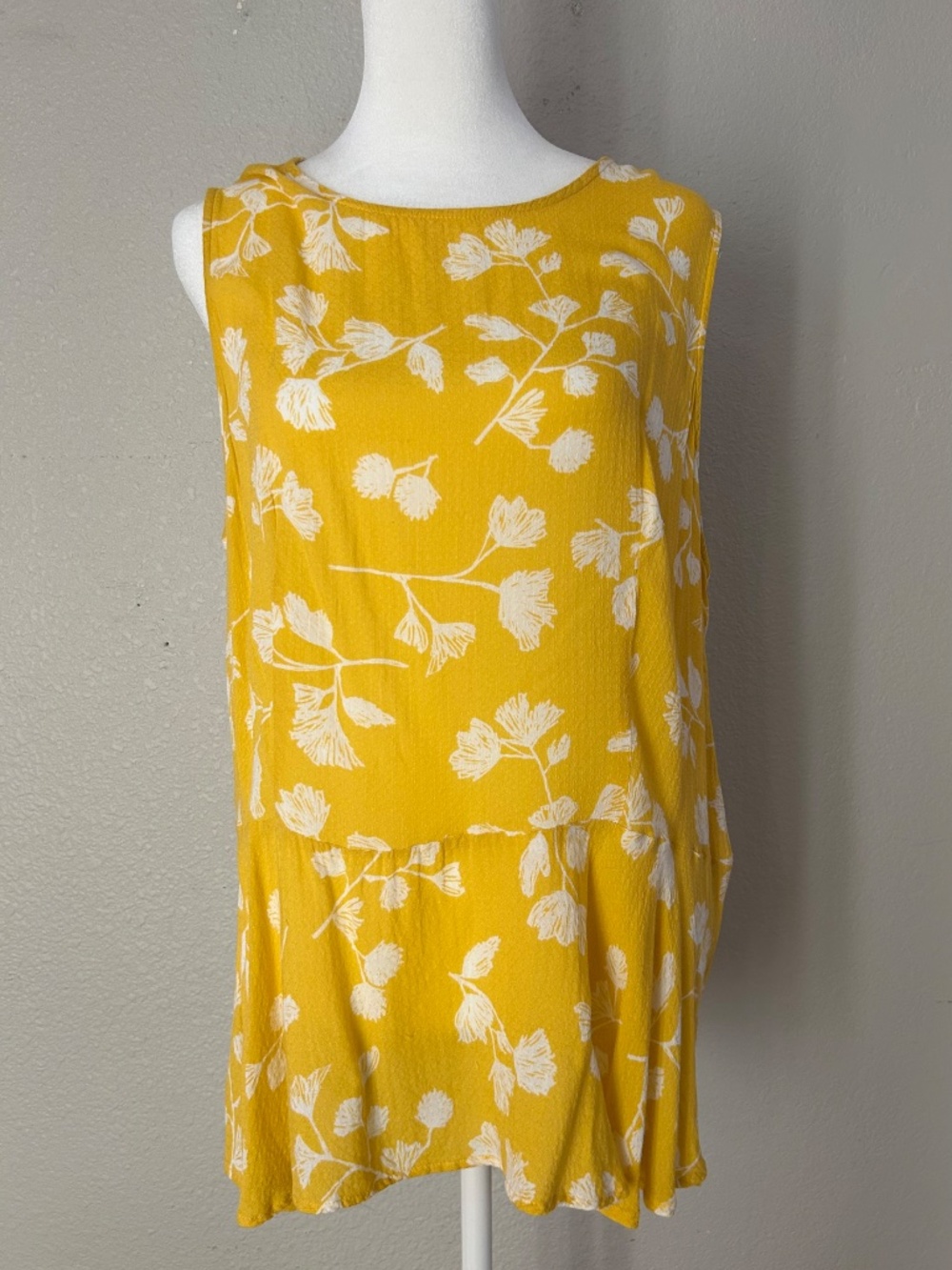 AVA VIV Womens 1X Blouse Sleeveless Boho Chic Cottage Tunic Top